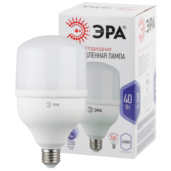 Лампа светодиодная 40W Е27 колокол 6,5К холодный  Т120-40W-6500-E27 LED POWER ЭРА*10/20 Лампа светодиодная 40W Е27 колокол 6,5К холодный  Т120-40W-6500-E27 LED POWER ЭРА*10/20