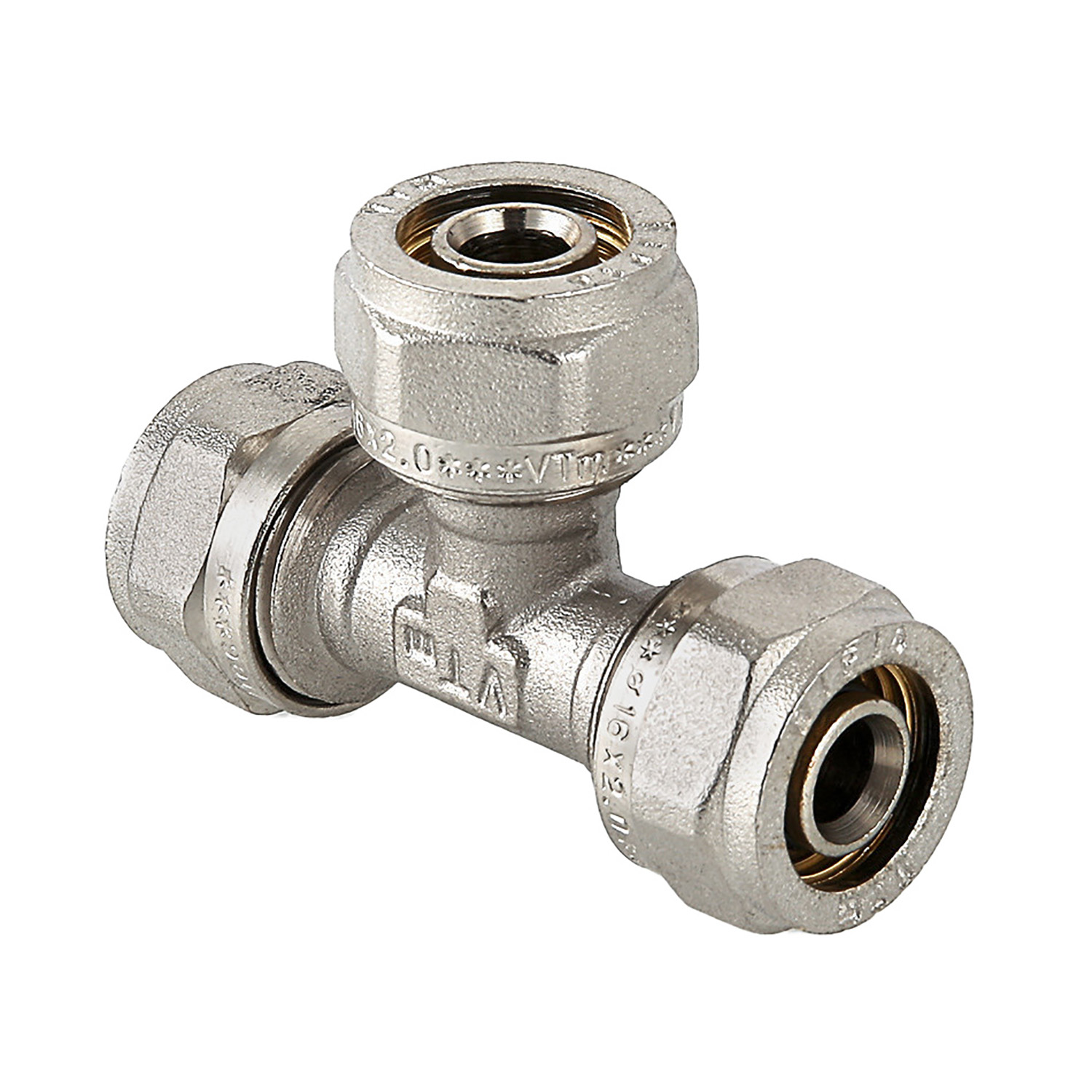 Тройник переходной 20х16х16 цанга VALTEC 331 *10