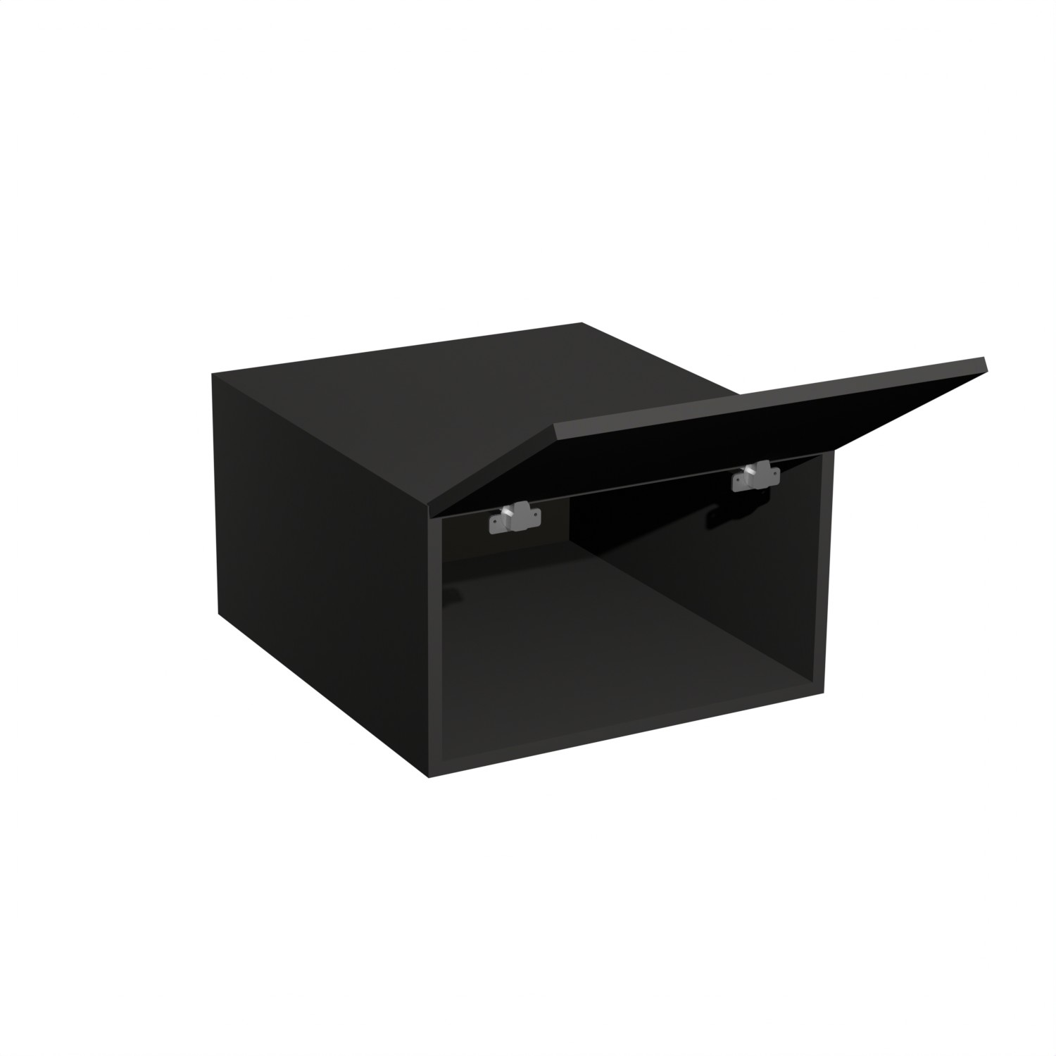 Шкаф навесной 500х300х550 мм BROZEX-WOOD Next, 3 ярус, графит