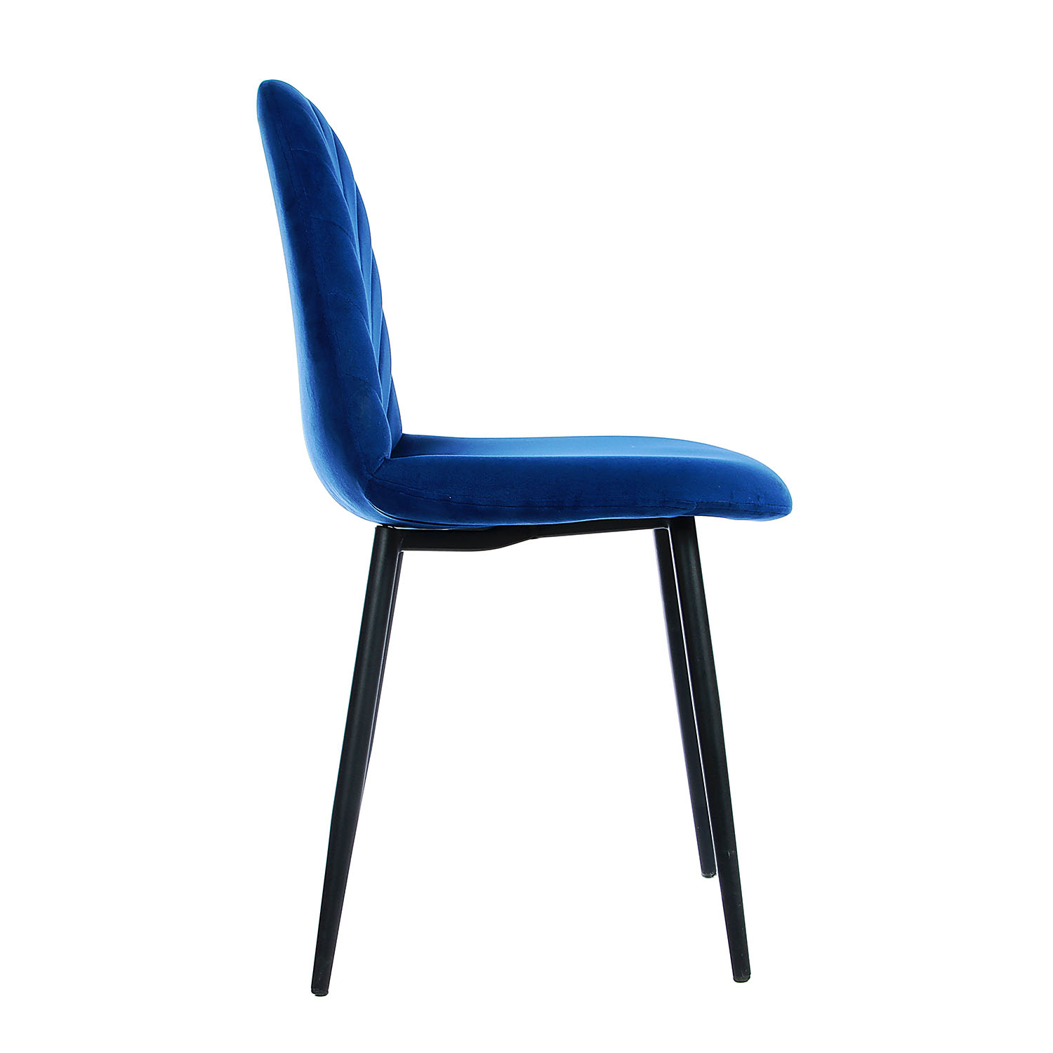 Стул FORPOST Малибу, 44х84х38 см, велюр конфетти блю, синий