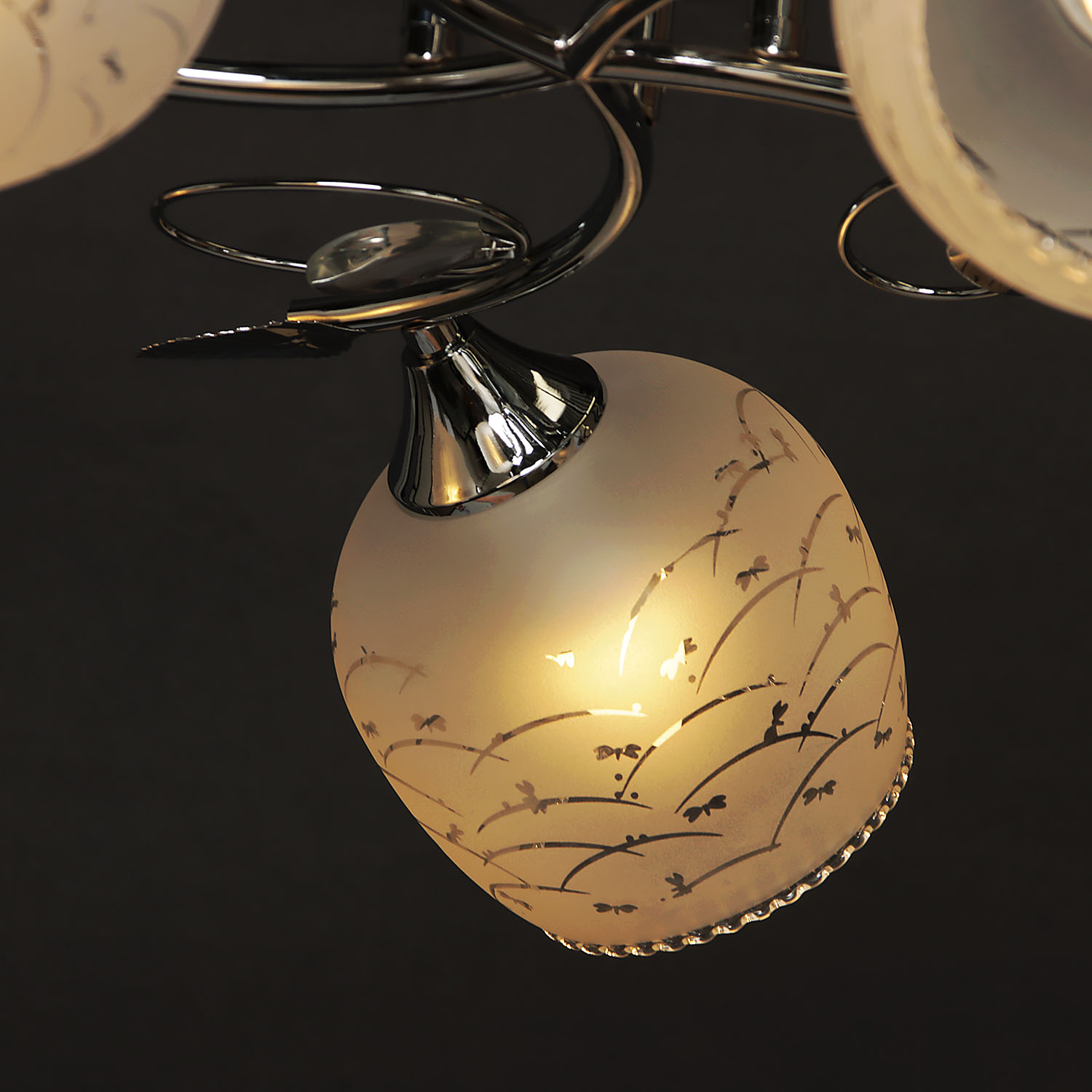 Люстра Verner Lighting А2676/5, 40 Вт, Е27, 5 ламп, хром