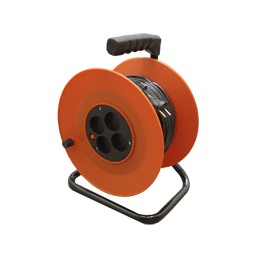 Удлинитель 4 розетки 20м б/з КАТУШКА ПВС 2*0,75 6А мощ.нагр 1300 Универсал ВЕМ-250 термо *1