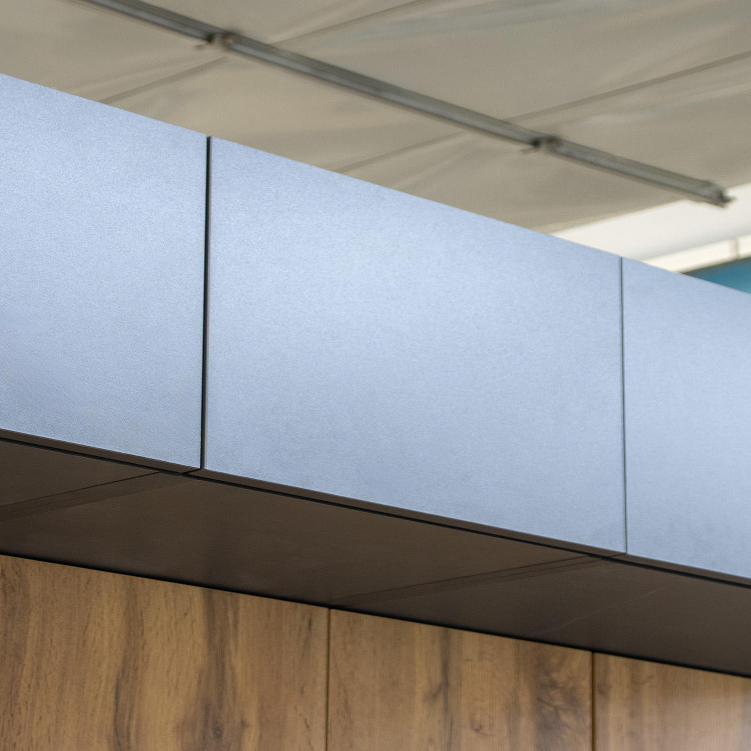 Шкаф навесной 400х300х290 мм BROZEX-WOOD Next, 3 ярус, графит