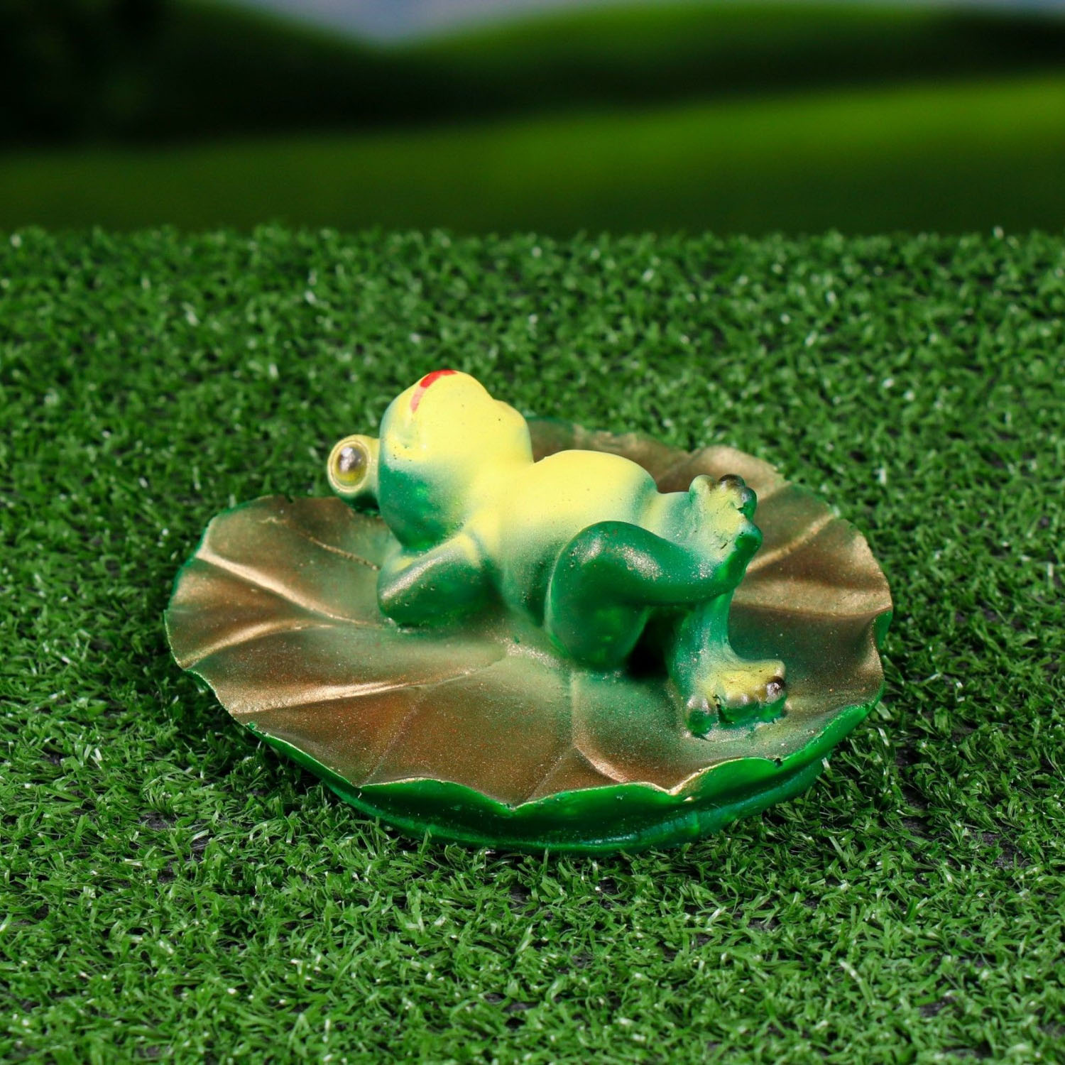 Садовая фигура "Лягушка на спине" 13х6см   3622946