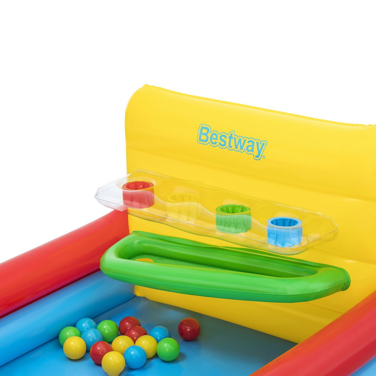 Манеж надувной 104 х 94 х 61 см с мячами, от 2 лет 52546  9298721