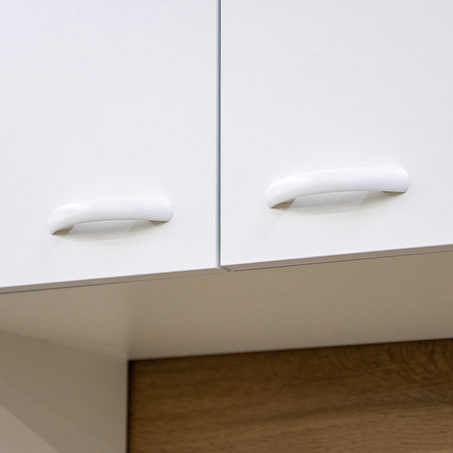 Шкаф навесной 600х676х290 мм BROZEX-WOOD Liberty, с двумя дверцами, белый