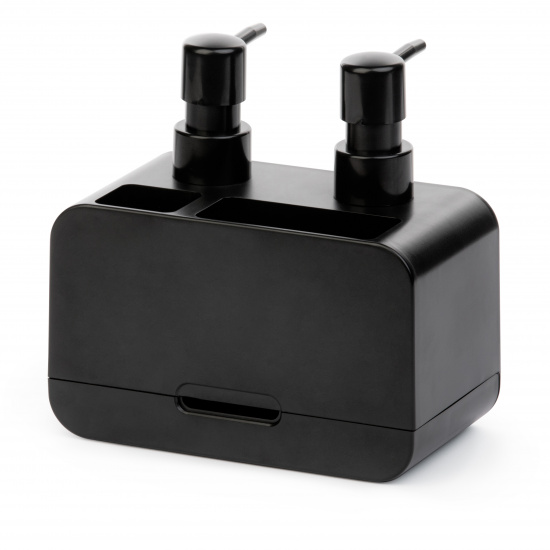 Диспенсер для моющего средства кухонный пластм. 170х95х170мм Черный И8925 (ЗПИ "Альтернатива") *1/30