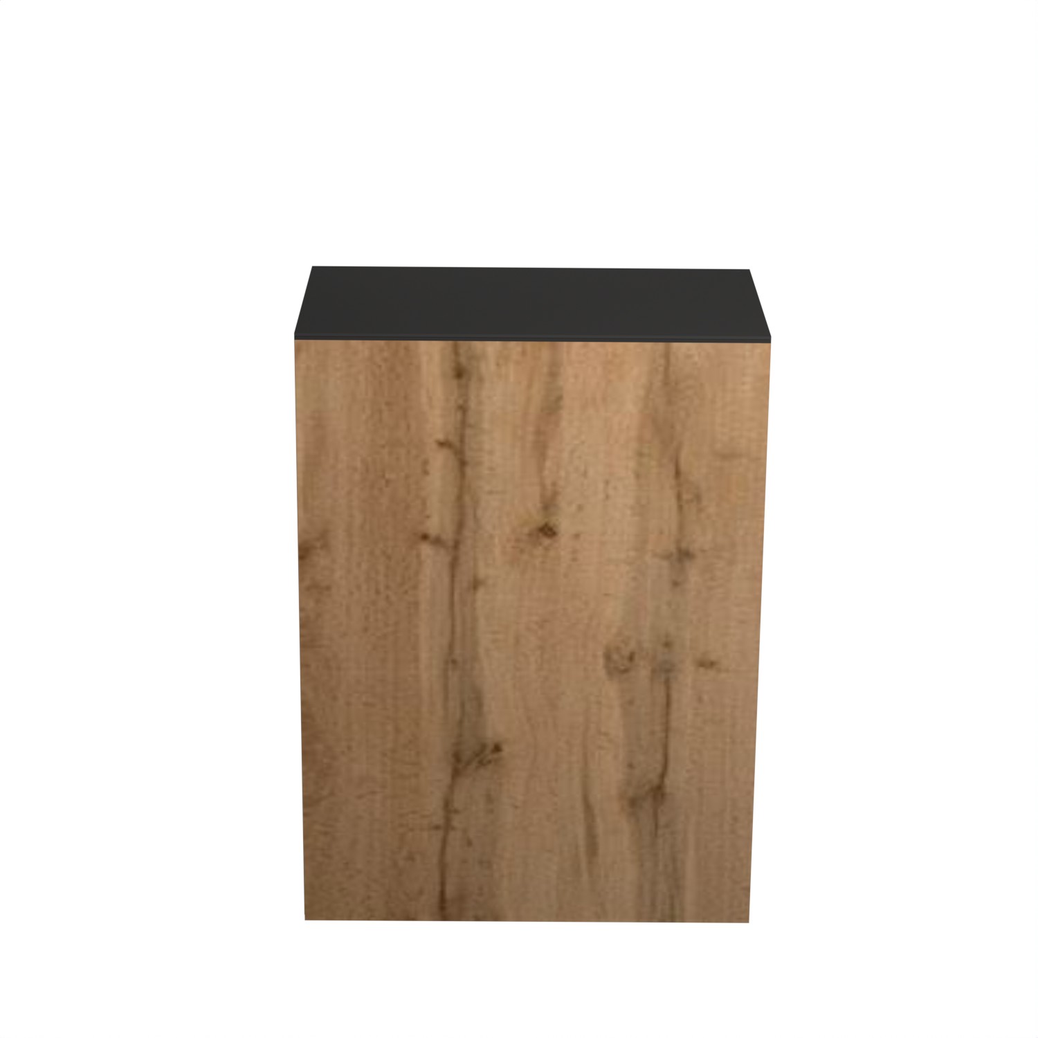 Шкаф навесной 500х676х290 мм BROZEX-WOOD Next, с дверцей, графит / дуб вотан