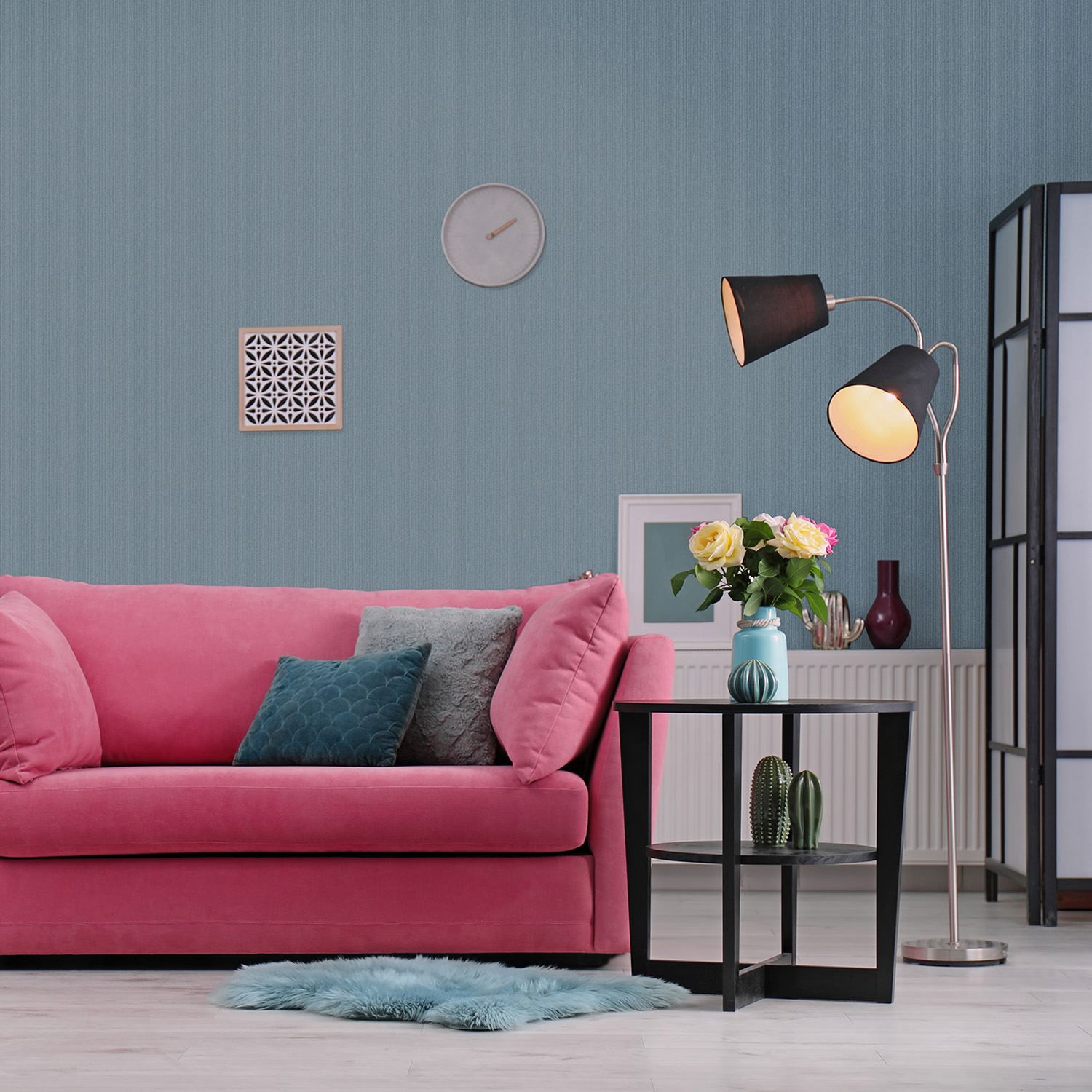 Обои флиз Elysium Букле (сер.-син.) Е82632 1,06*10м *1/4