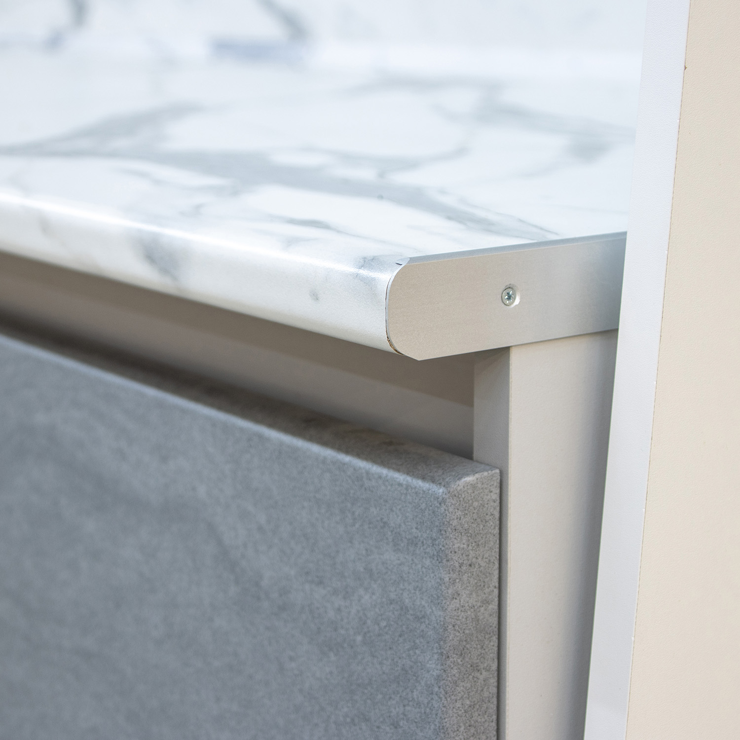 Шкаф напольный 600х850х600 мм BROZEX-WOOD GreyWind, с двумя дверцами