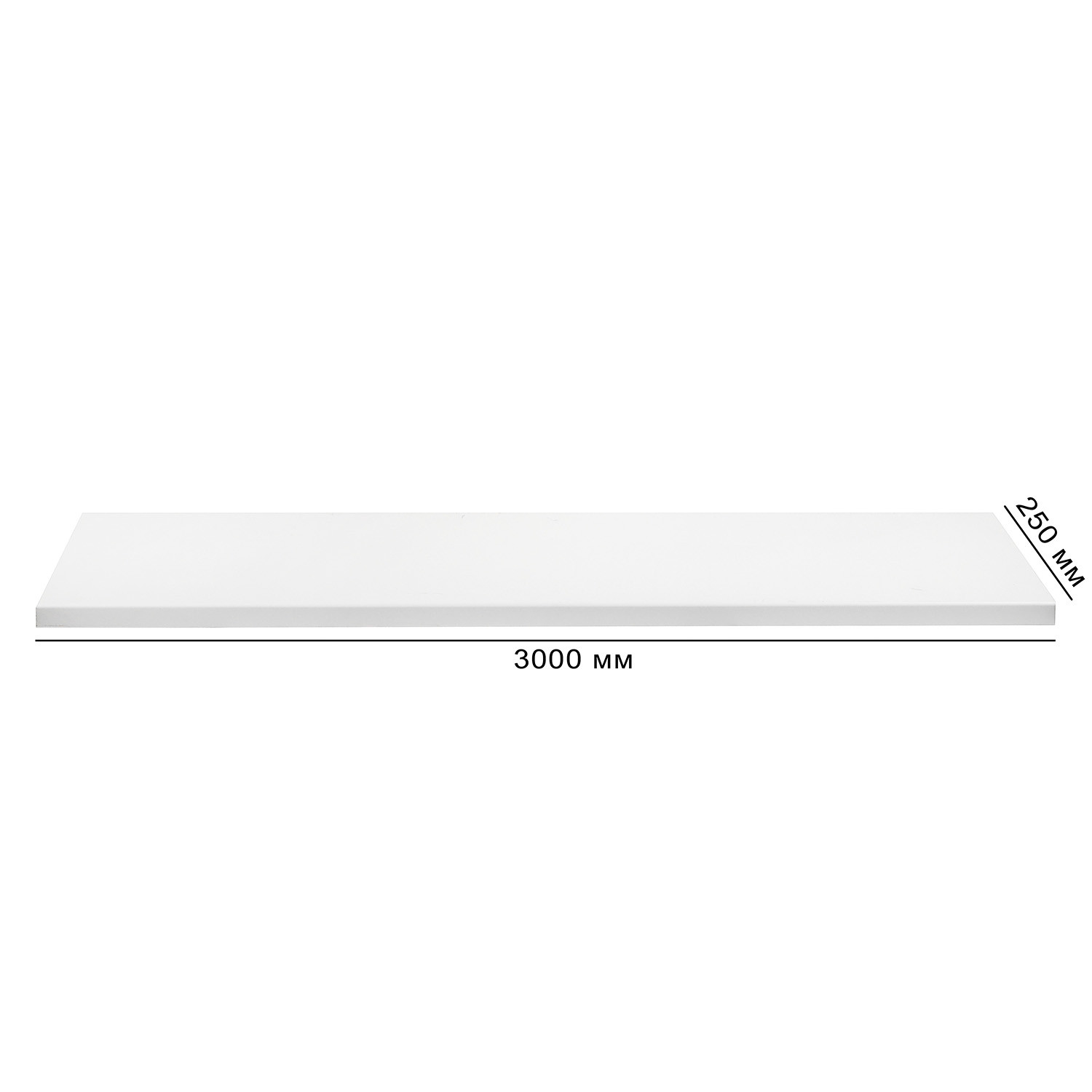 Подоконник ПВХ, 250х3000 мм, белый Подоконник ПВХ, 250х3000 мм, белый