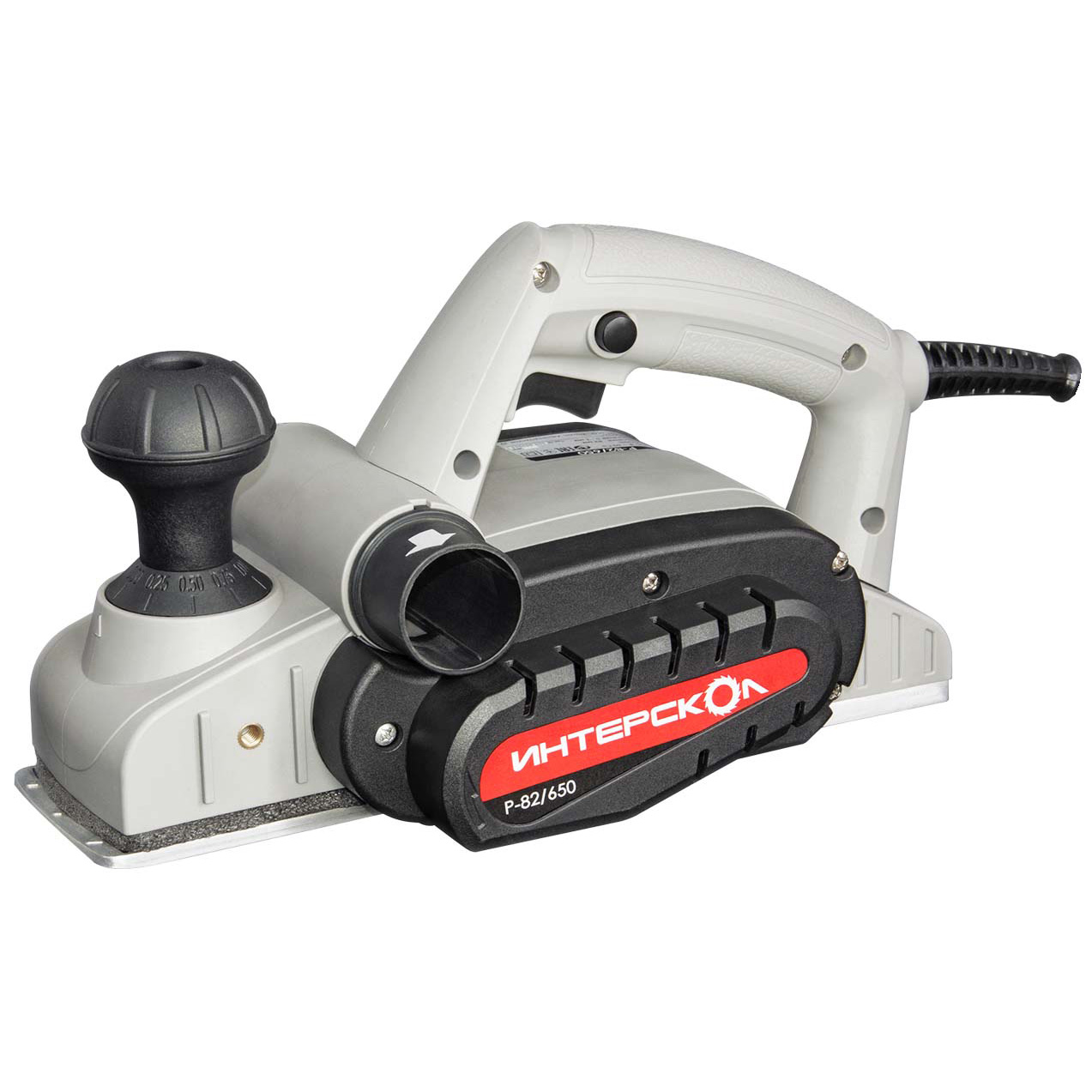 Рубанок электр. 650Вт 14000обм ширглуб строг. 820-2мм глуб.паза15мм Р-82650 ИНТЕРСКОЛ *16 Рубанок электр. 650Вт 14000обм ширглуб строг. 820-2мм глуб.паза15мм Р-82650 ИНТЕРСКОЛ *16