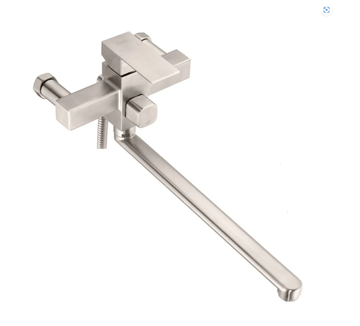 Смеситель универсальный "Potato" плоский излив с переключ. душа, нерж. сталь P22304S *1/10 Смеситель универсальный "Potato" плоский излив с переключ. душа, нерж. сталь P22304S *1/10