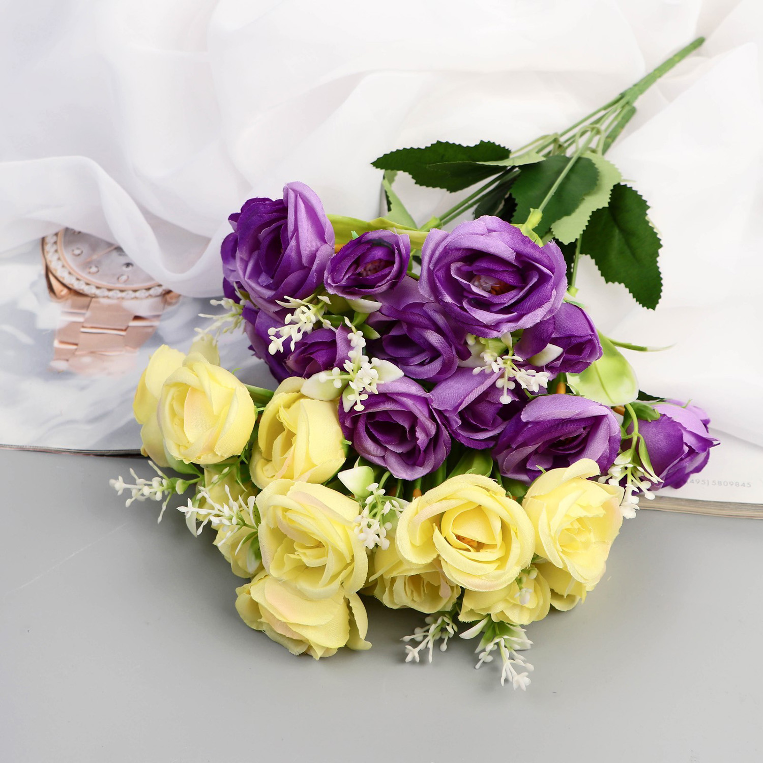 Букет искусственный «Праздничный», 30 см, МИКС