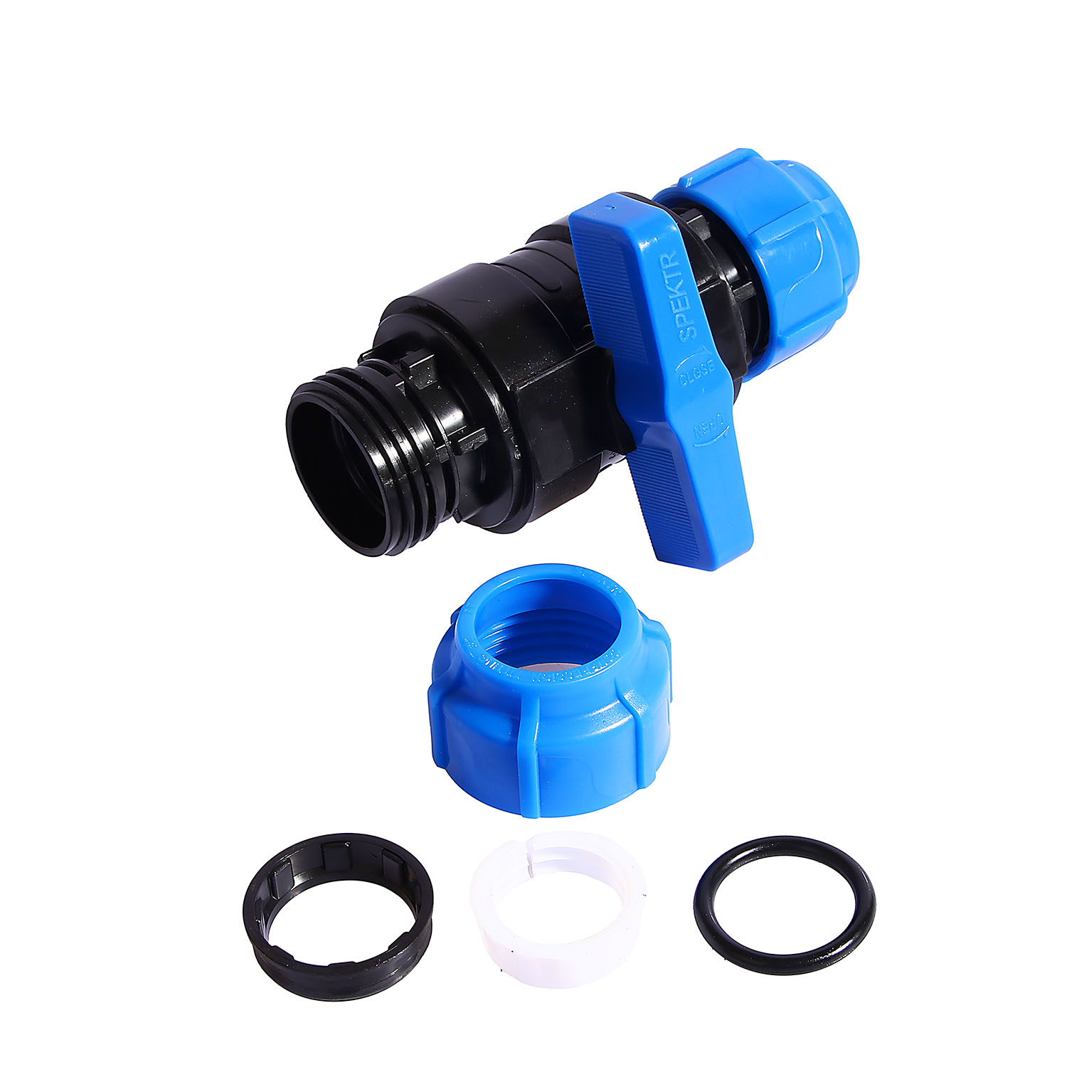 Кран шаровый ПНД Ø 32х32 *1/70