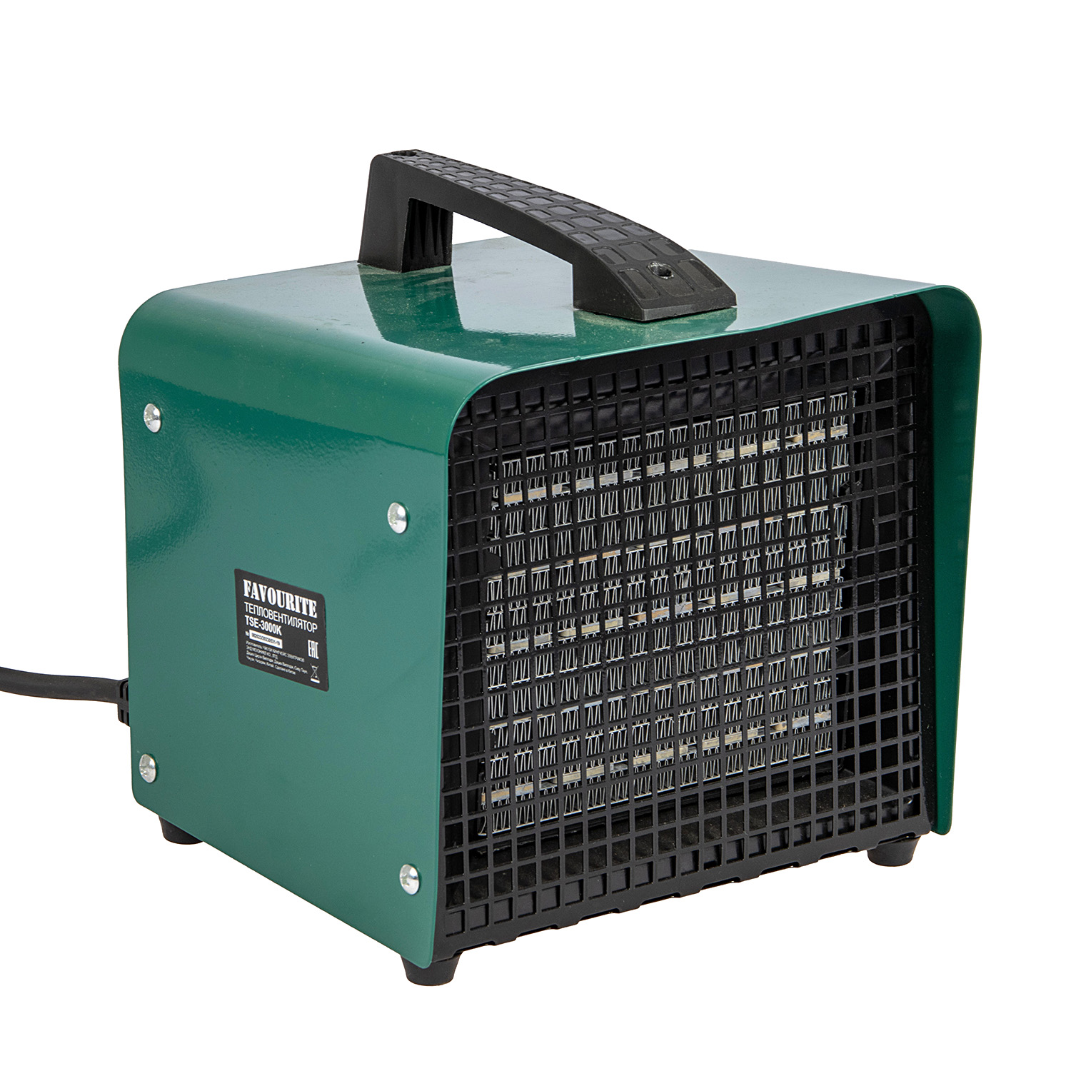 Пушка тепловая электрическая  3кВт 200м3/ч S-30м2 керамический квадратная TSE-3000K FAVOURITE *1 Пушка тепловая электрическая  3кВт 200м3/ч S-30м2 керамический квадратная TSE-3000K FAVOURITE *1