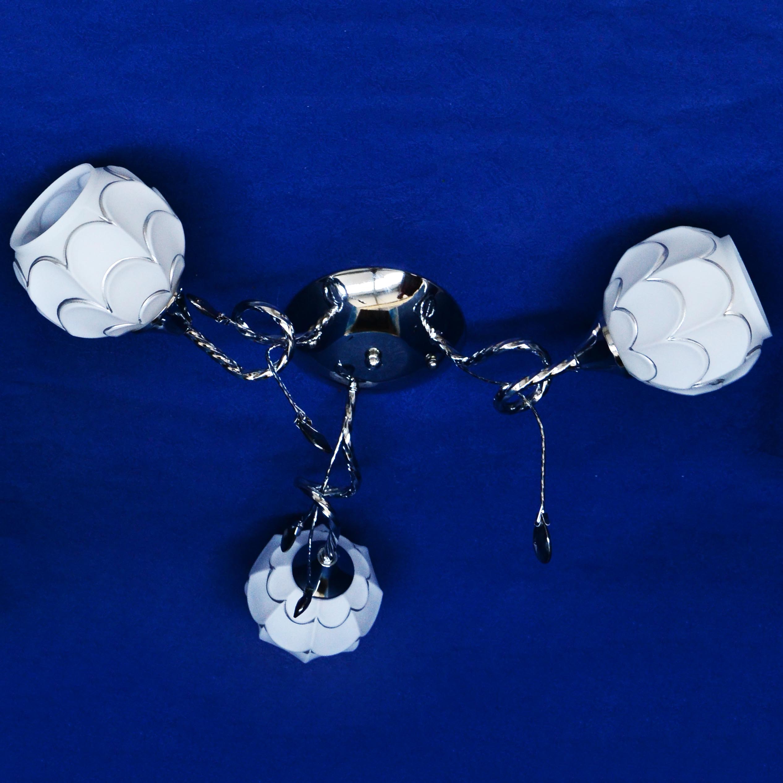 Люстра Verner Lighting А1336/3, 40 Вт, Е27, 3 лампы, хром