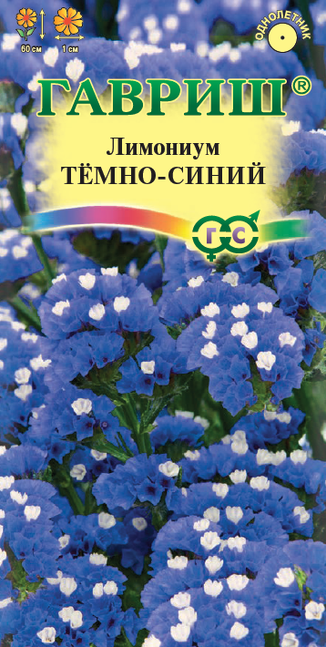 Семена Лимониум темно-синий 0,1гр Гавриш *10/200