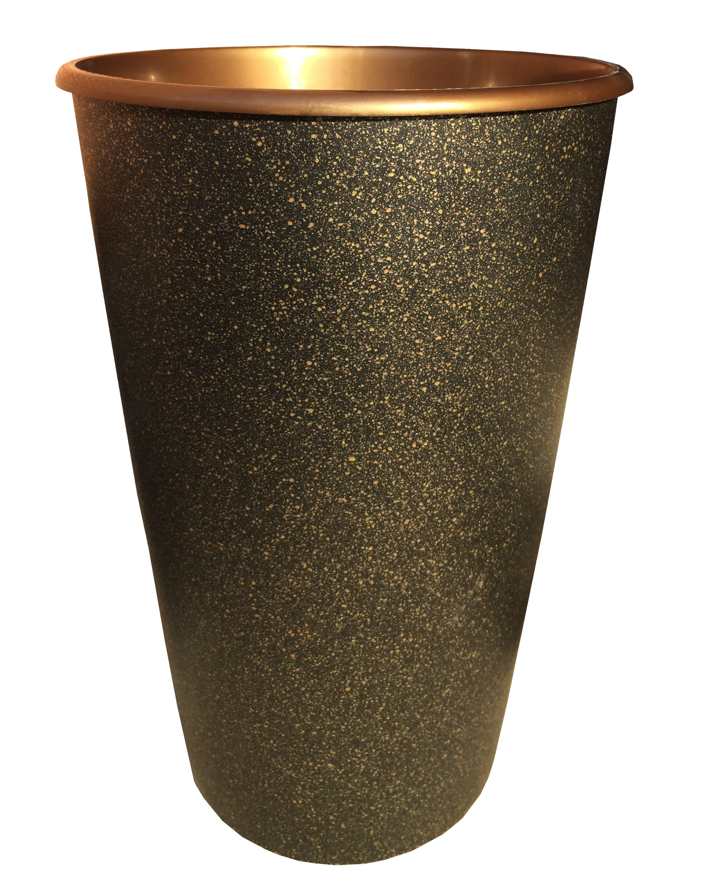 Кашпо пластм.  "Le cone" высокое 41л(вст.18л),d верх.350мм,h600мм Зол.дождь1200-51"Тек.а.Тек"*1 Кашпо пластм.  "Le cone" высокое 41л(вст.18л),d верх.350мм,h600мм Зол.дождь1200-51"Тек.а.Тек"*1