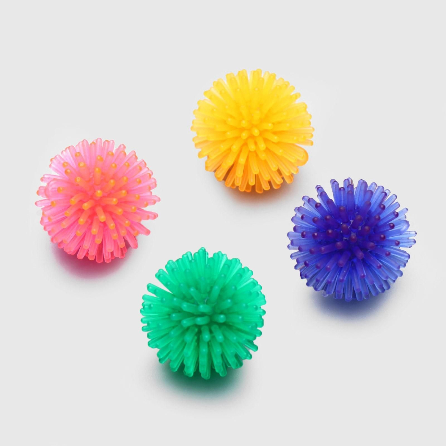 Шарик для кошек игольчатый, мягкий, 3,5 см, микс цветов 1120945