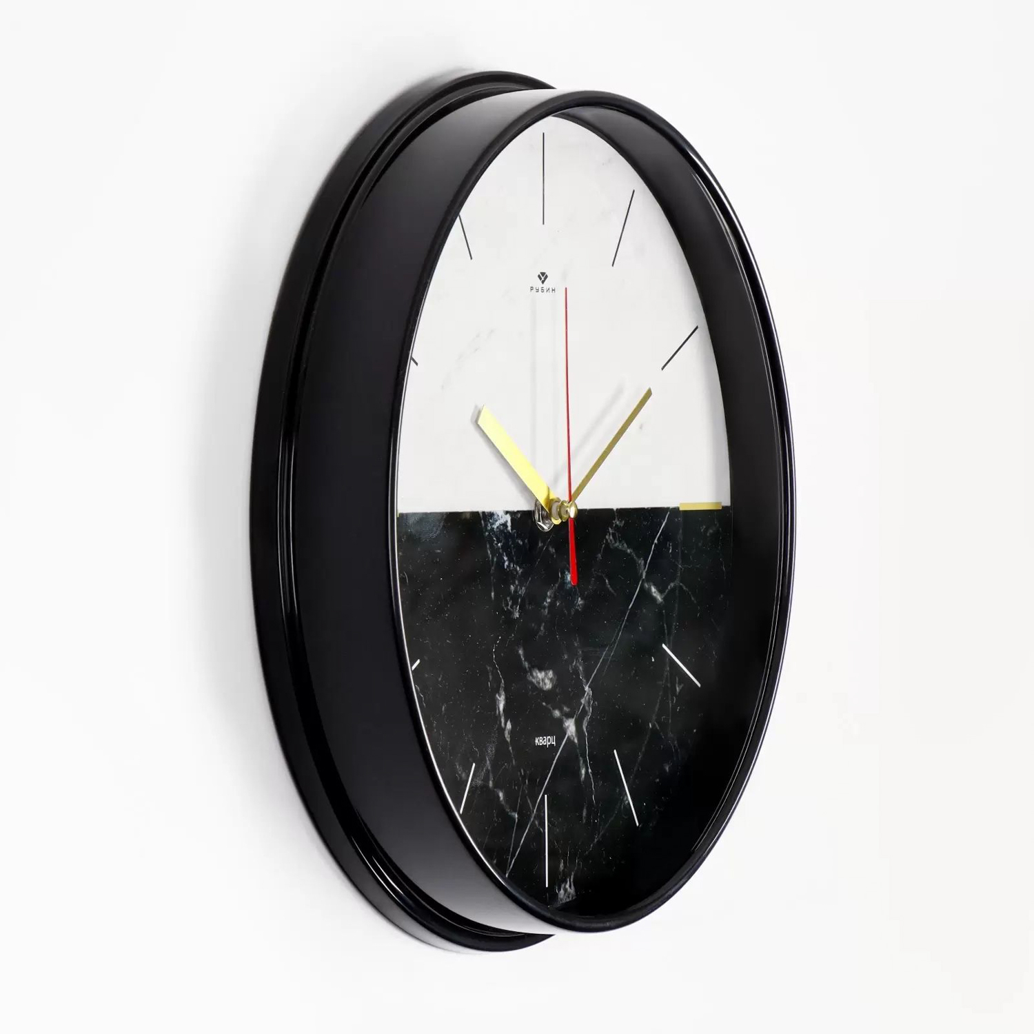 Часы настенные, серия: Интерьер, "Мрамор", плавный ход, d-29см 9456776