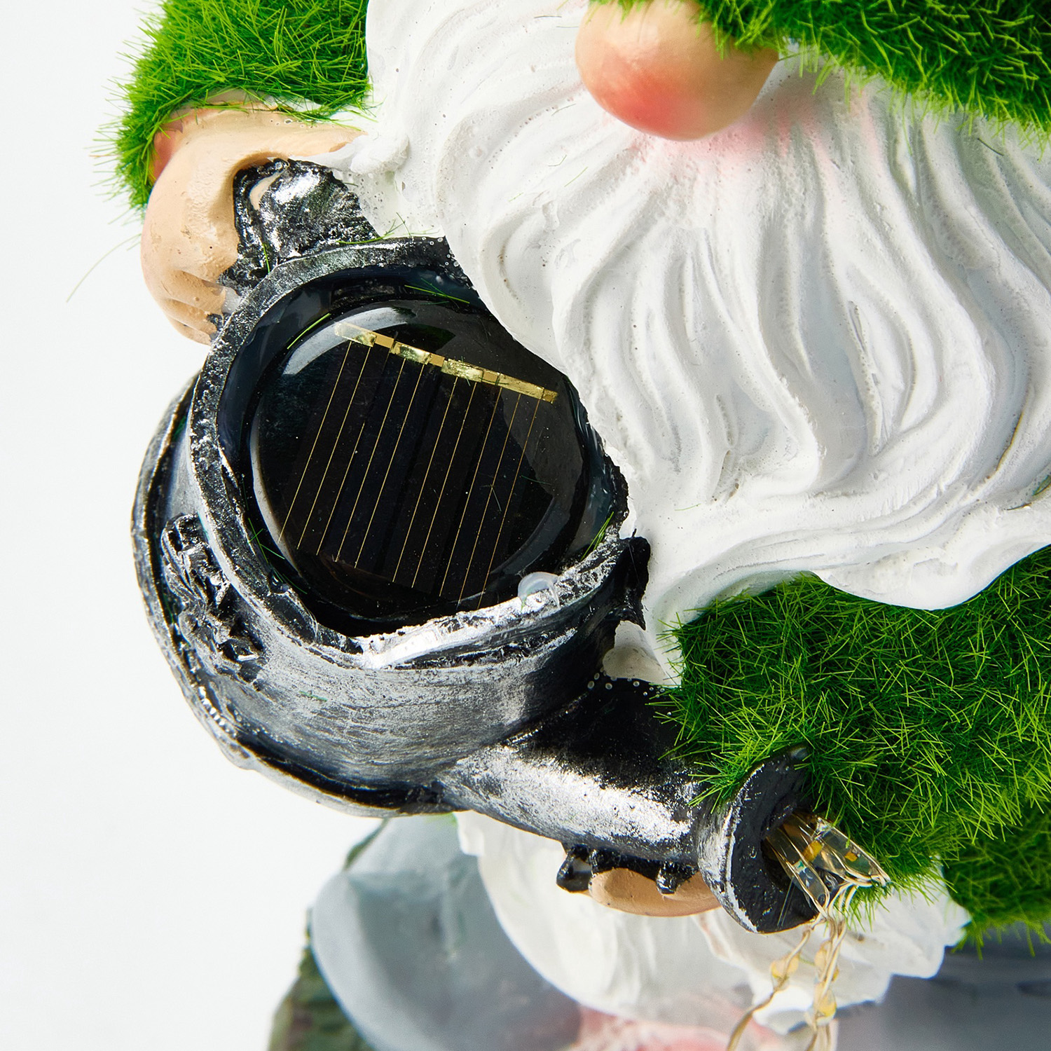 Садовая фигура с подсветкой "Гном с лейкой" 11,5х11,5х26,8см   10824131