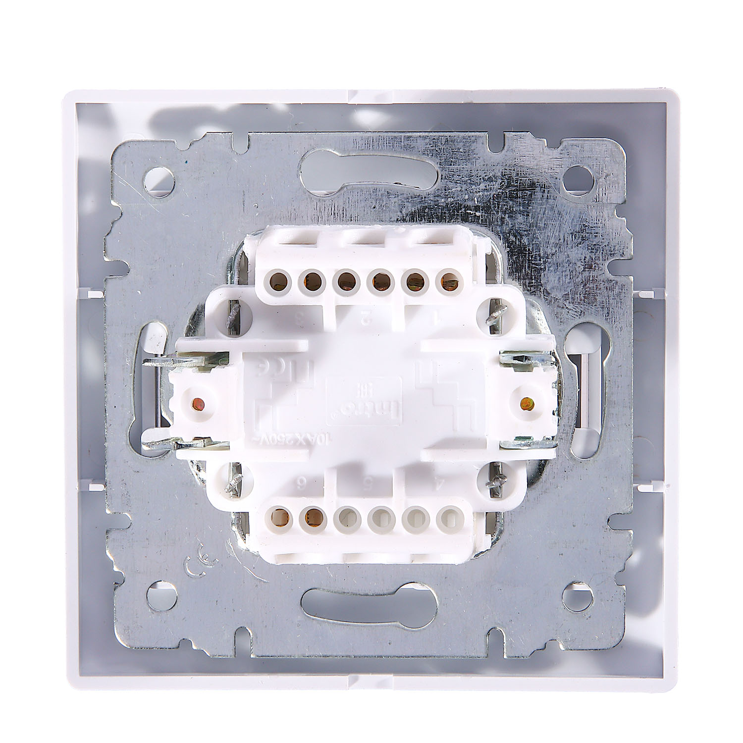 Выключатель "Intro Plano" СП 3кл. белый 10А-250В IP20 1-106-01 *10/200