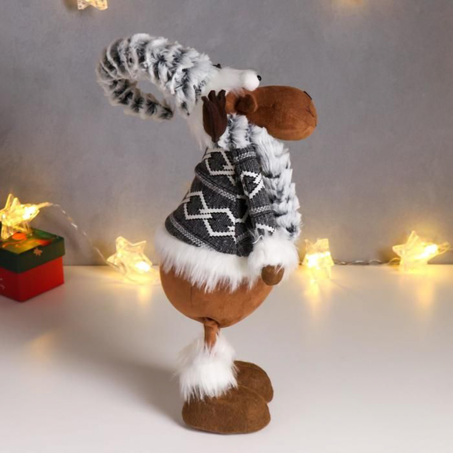 Кукла интерьерная "Лосик в кофточке" 54 см 3134147