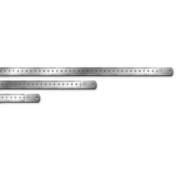 Линейка металлическая  300мм арт.15-6-030  Ремоколор*1/12/120