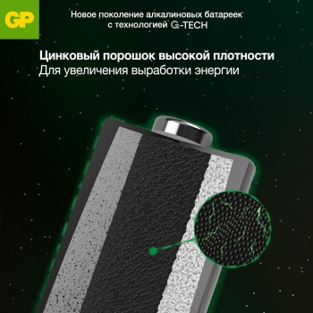 Элемент питания AA (LR06) GP Super Alkaline 15AA21-2CRSBC4, 4 шт. Элемент питания AA (LR06) GP Super Alkaline 15AA21-2CRSBC4, 4 шт.