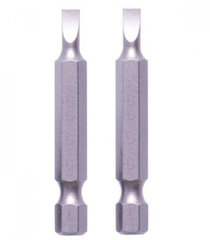 Бита шлицевая SL5,0х50мм (2шт) фрезерованная S2 хвостовик1/4"Е EDGE PATRIOT *1/20