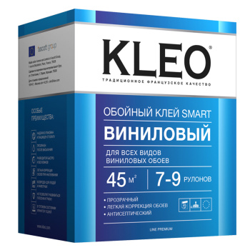 Клей для обоев Kleo Smart 45, виниловый, 45 м², 200 г