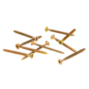 Шурупы жёлтые BROZEX пакет 6*70 (10шт) *10/100