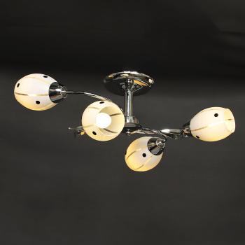 Люстра Verner Lighting А1195/4, 40 Вт, Е27, 4 лампы, хром