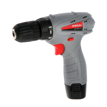 Дрель-шуруповерт 12В 1скор.0-750об/мин 22Нм 2Ач 1ч 1аккум LI-ION ДА-12П/1 Ли ПОБЕДА