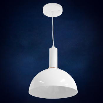 Люстра VERNER LIGHTING N3396/1H, E27, 1 лампа, 40 Вт, диаметр 250 мм, цвет белый Люстра VERNER LIGHTING N3396/1H, E27, 1 лампа, 40 Вт, диаметр 250 мм, цвет белый