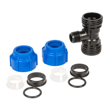 Тройник ПНД компрессия Ø 25х1/2"х25 наруж. резьба *1/80 Тройник ПНД компрессия Ø 25х1/2"х25 наруж. резьба *1/80