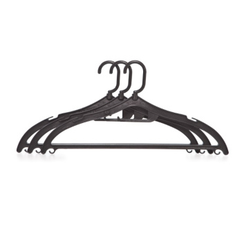 Плечики-вешалка для одежды пластм. НАБОР 3шт р-р 48-50 вращ.крючек арт.322 ("Полимербыт") *1/36