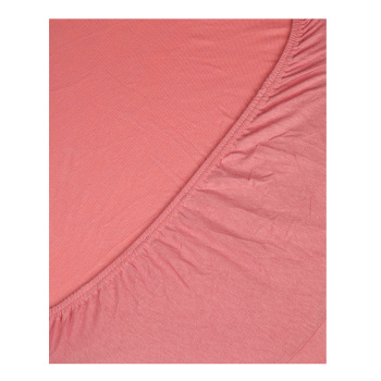 Простыня на резинке трикотаж 180*200*20см пыльная роза Belezza *1/6/24