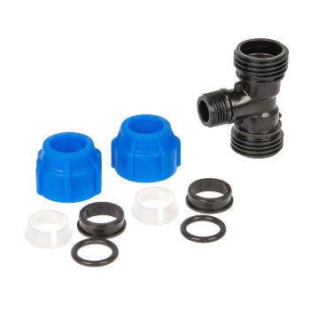 Тройник ПНД компрессия Ø 20х1/2"х20 наруж. резьба *1/60 Тройник ПНД компрессия Ø 20х1/2"х20 наруж. резьба *1/60