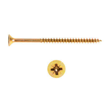 Шурупы жёлтые BROZEX пакет 6*90 (10шт) *10/100