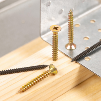 Шурупы желтые BROZEX 4,5*40 (10кг) промтара  *10