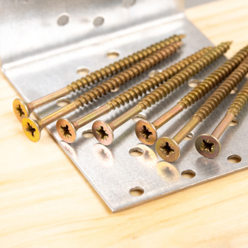 Шурупы жёлтые BROZEX пакет 6*80 (10шт) *10/100