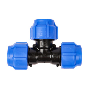 Тройник ПНД компрессия Ø 20х20х20 *1/200