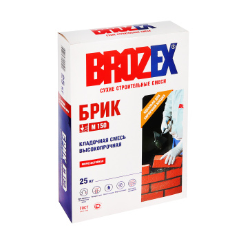 Кладочная смесь 25 кг BROZEX Брик М 150