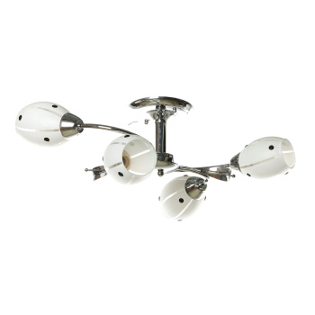 Люстра Verner Lighting А1195/4, 40 Вт, Е27, 4 лампы, хром
