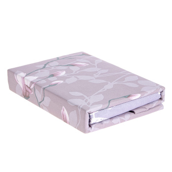 Постельное белье 1,5сп бязь Василиса 70083/1 Нежная магнолия нав70*70,пр150*214 *1/6