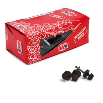 Саморезы кровельные BROZEX коробка 4,8*29 (100шт) RAL 8017 темно-корич *6