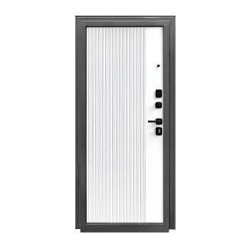 Дверь входная 2050х860х105 мм Форпост Спарта, правая, эмалит серый