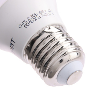 Лампа светодиодная ОНЛАЙТ, Е27, шар G45, 6 Вт, 470 Лм, 4000 К, нейтральный белый